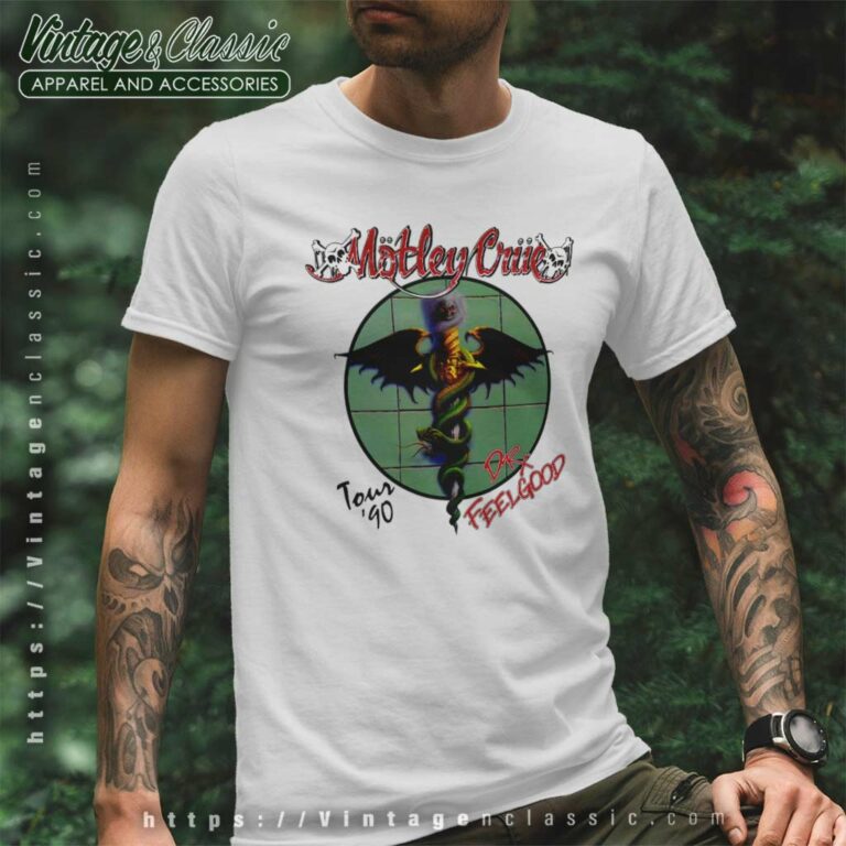 Motley Crue Shirt Dr Feelgood Tour 90 T Shirt Motley Crue Shirt Dr Feelgood Tour 90 T Shirt
