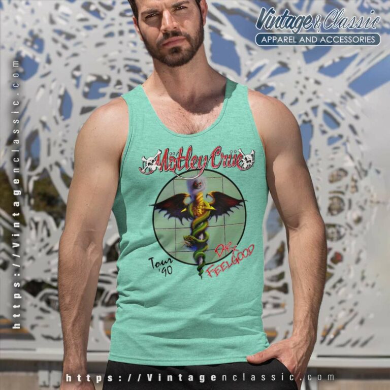 Motley Crue Shirt Dr Feelgood Tour 90 Tank Top Racerback Motley Crue Shirt Dr Feelgood Tour 90 Tank Top Racerback