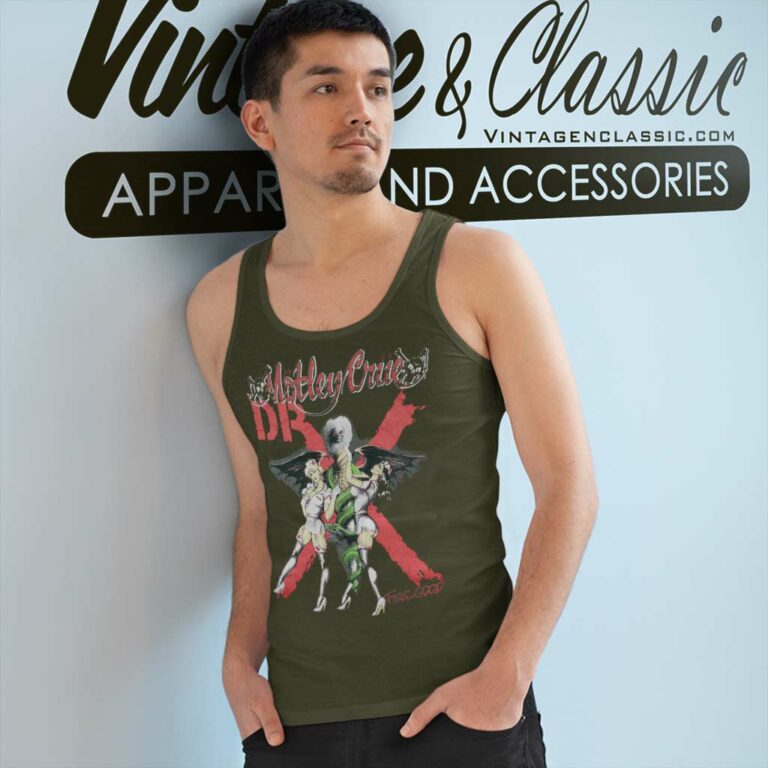 Motley Crue Shirt Dr Feelgood Tour Tank Top Racerback Motley Crue Shirt Dr Feelgood Tour Tank Top Racerback