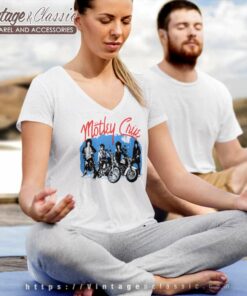 Motley Crue Shirt Girls Girls Girls Tour 6 Motley Crue Shirt Girls Girls Girls Tour V Neck TShirt