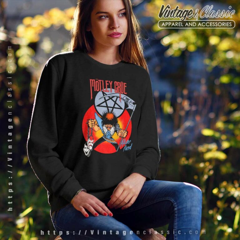 Motley Crue Shirt Theatre Of Pain Tour Sweatshirt Motley Crue Shirt Theatre Of Pain Tour Sweatshirt