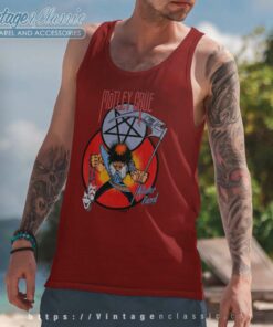 Motley Crue Shirt Theatre Of Pain Tour 4 Motley Crue Shirt Theatre Of Pain Tour Tank Top Racerback