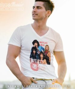 Motley Crue Shirt Whisky A Go Go V Neck TShirt