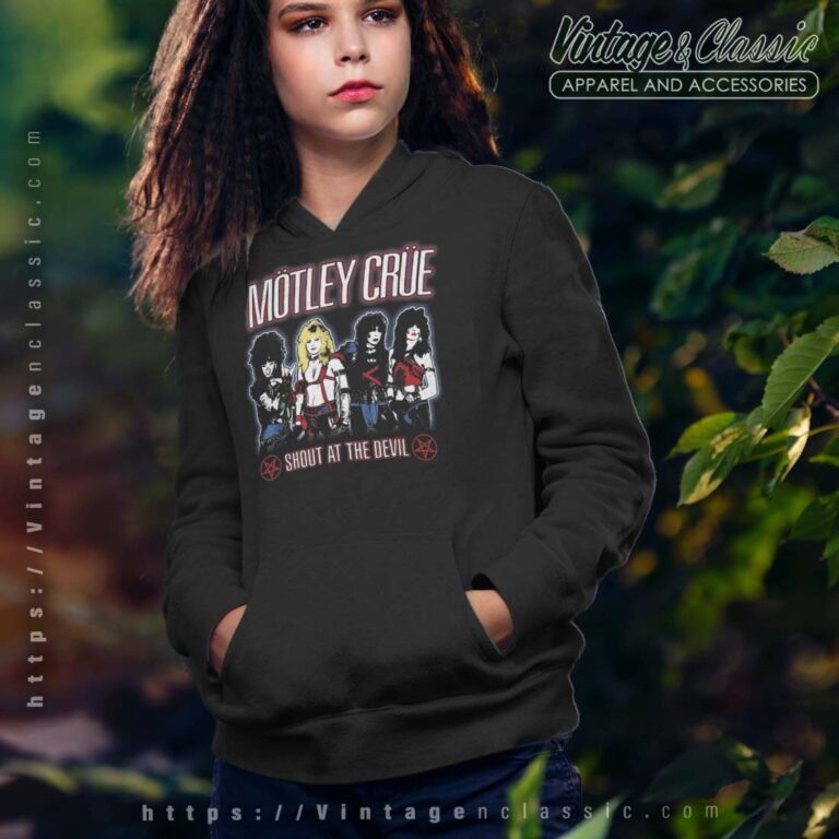 Motley Crue Shout At The Devil Hoodie Motley Crue Shout At The Devil Hoodie