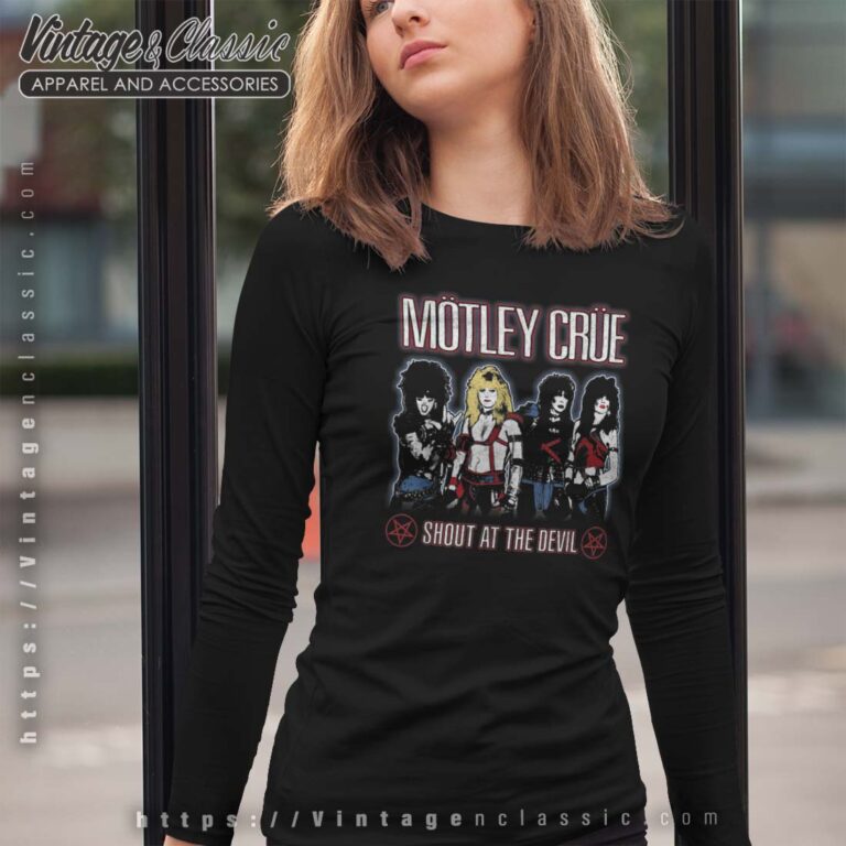 Motley Crue Shout At The Devil Longsleeves Motley Crue Shout At The Devil Longsleeves
