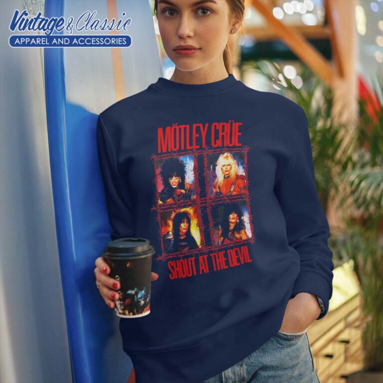 Motley Crue Shout At The Devil Sweatshirt 1 Motley Crue Shout At The Devil Sweatshirt 1