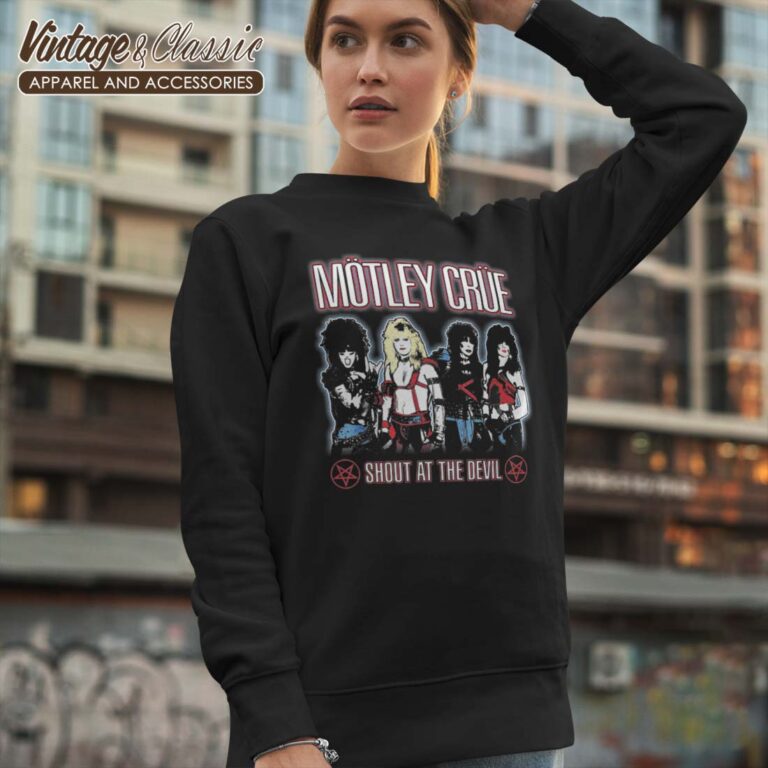 Motley Crue Shout At The Devil Sweatshirt Motley Crue Shout At The Devil Sweatshirt