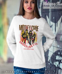 Motley Crue Shout At The Devil Tour 83 Sweatshirt