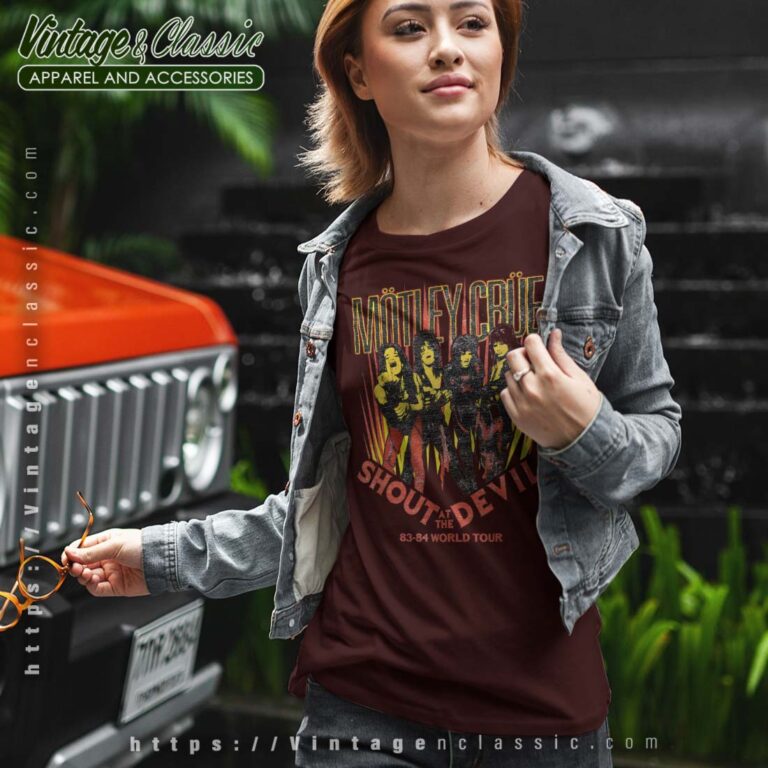 Motley Crue Shout At The Devil Tour 83 Tshirt Motley Crue Shout At The Devil Tour 83 Tshirt