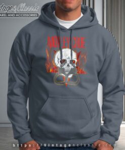 Motley Crue Skull Flames Hoodie