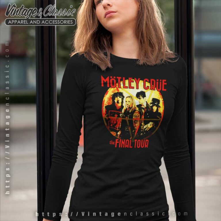 Motley Crue The Final Tour Long Sleeve Tee Motley Crue The Final Tour Long Sleeve Tee