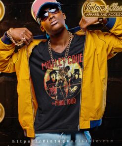 Motley Crue The Final Tour V Neck TShirt