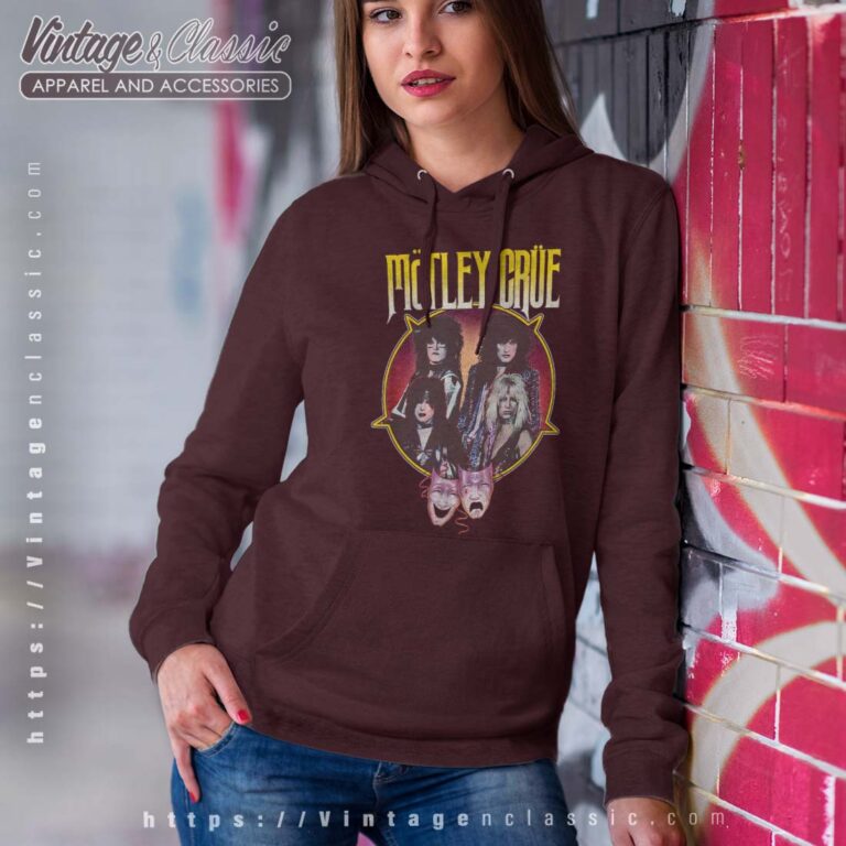 Motley Crue Theatre Of Pain Pentagram Hoodie Motley Crue Theatre Of Pain Pentagram Hoodie