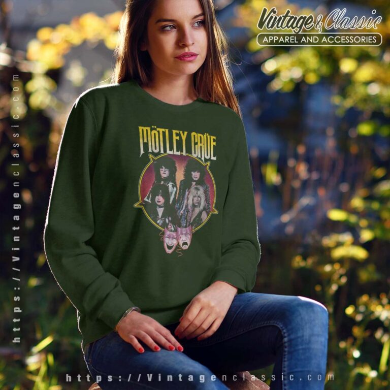 Motley Crue Theatre Of Pain Pentagram Sweatshirt Motley Crue Theatre Of Pain Pentagram Sweatshirt