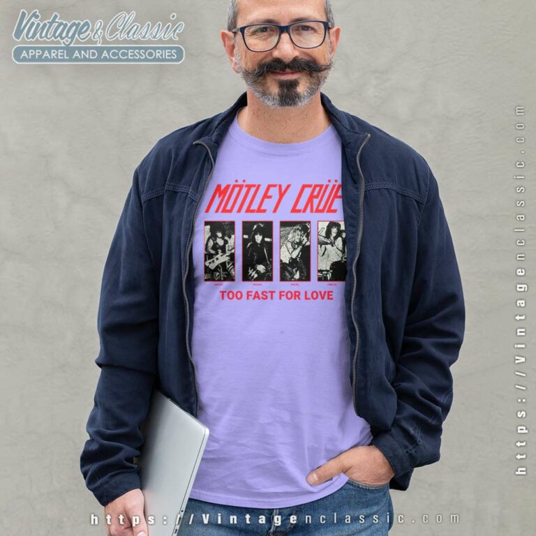 Motley Crue Too Fast For Love Long Sleeve Tee 1 Motley Crue Too Fast For Love Long Sleeve Tee 1