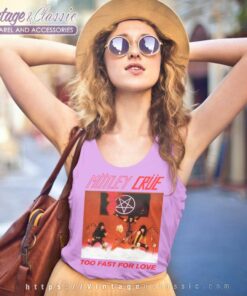 Motley Crue Too Fast For Love Tank Top Racerback