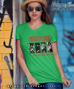 Motley Crue Too Fast For Love Album Shirt 7 Motley Crue Too Fast For Love V Neck TShirt 1