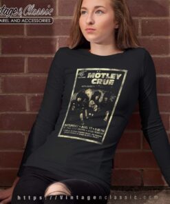 Motley Crue Vintage Flyer Longsleeves