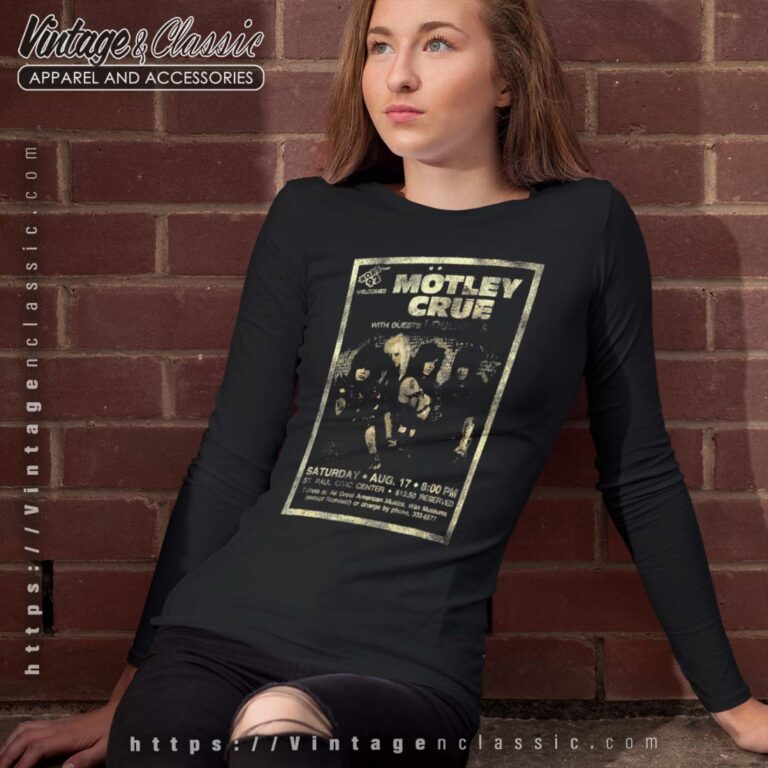 Motley Crue Vintage Flyer Longsleeves Motley Crue Vintage Flyer Longsleeves