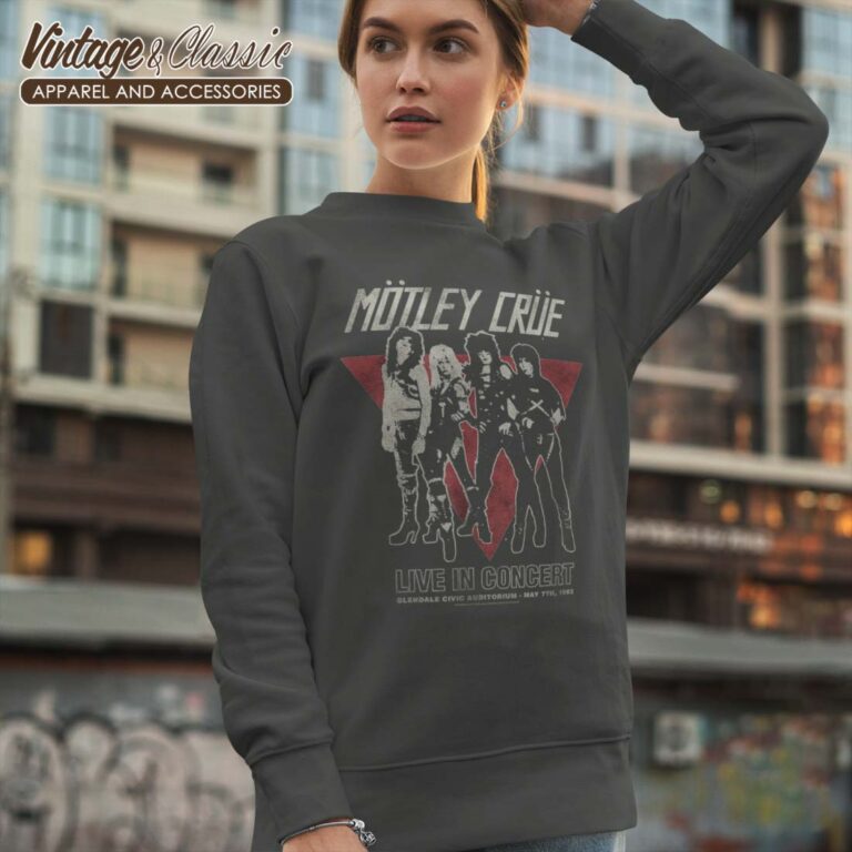 Motley Crue Vintage Glendale Sweatshirt Motley Crue Vintage Glendale Sweatshirt