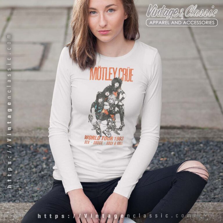 Motley Crue World Tour 83 Longsleeves Motley Crue World Tour 83 Longsleeves