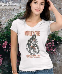 Motley Crue World Tour 83 Vneck