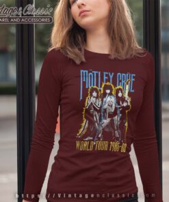 Motley Crue World Tour 85 86 Longsleeves