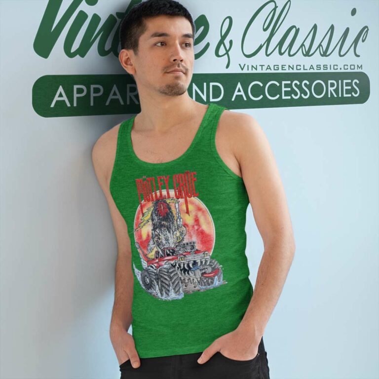 Motley Crue Wrecking Crue Tank Top Racerback Motley Crue Wrecking Crue Tank Top Racerback