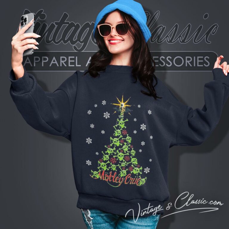 Motley Crue Xmas Crue Sweatshirt Motley Crue Xmas Crue Sweatshirt