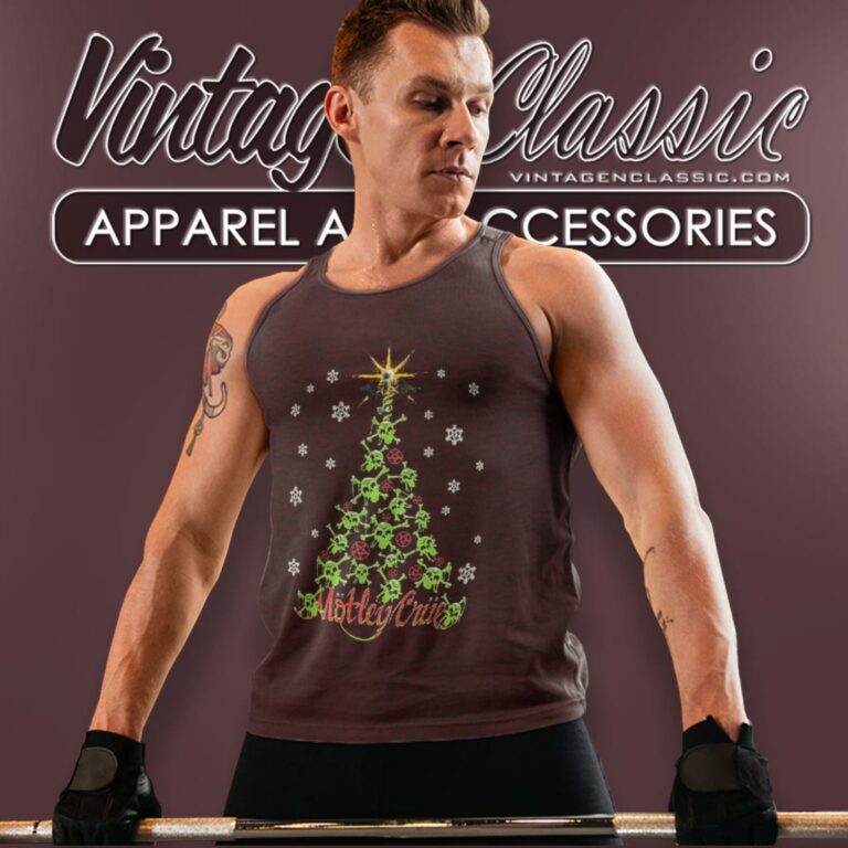 Motley Crue Xmas Crue Tank Top Racerback Motley Crue Xmas Crue Tank Top Racerback