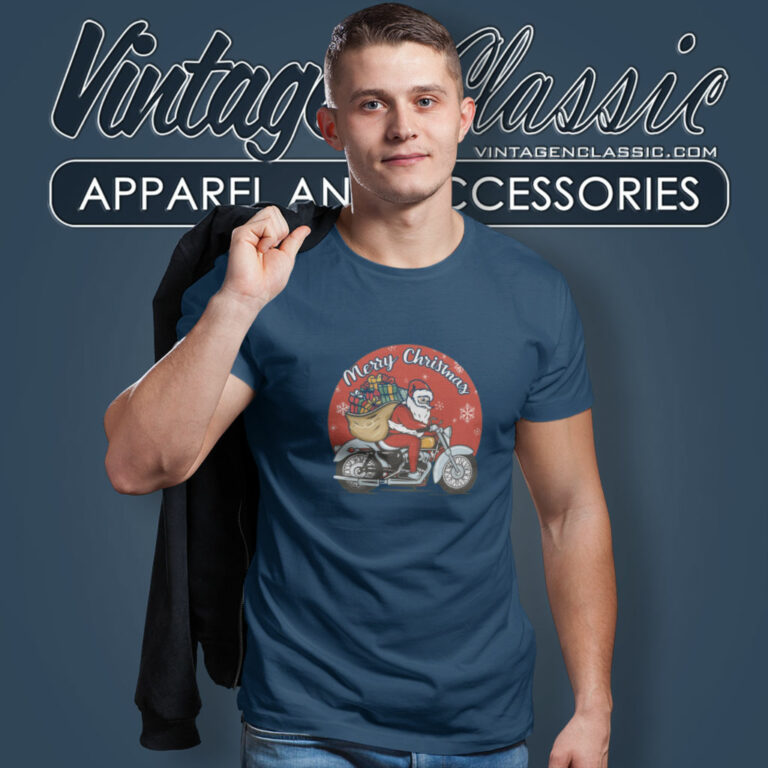Motorcycle Santa Claus Christmas Holiday T Shirt Motorcycle Santa Claus Christmas Holiday T Shirt
