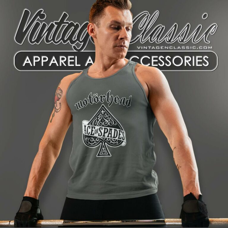 Motorhead Ace Of Spades Tank Top Racerback Motorhead Ace Of Spades Tank Top Racerback