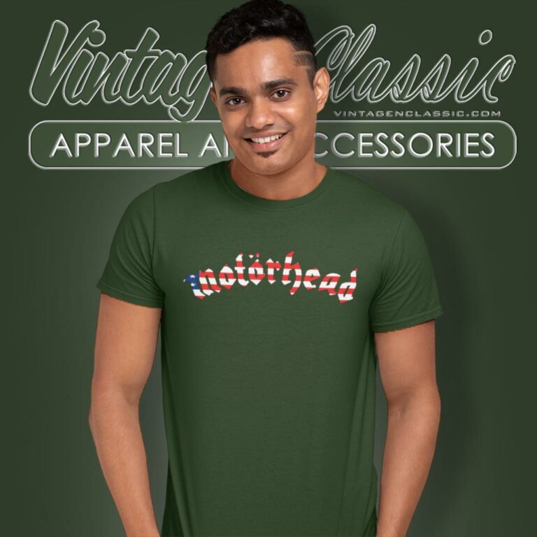 Motorhead American Flag Logo T Shirt Motorhead American Flag Logo T Shirt