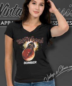 Motorhead Bomber Album V Neck TShirt