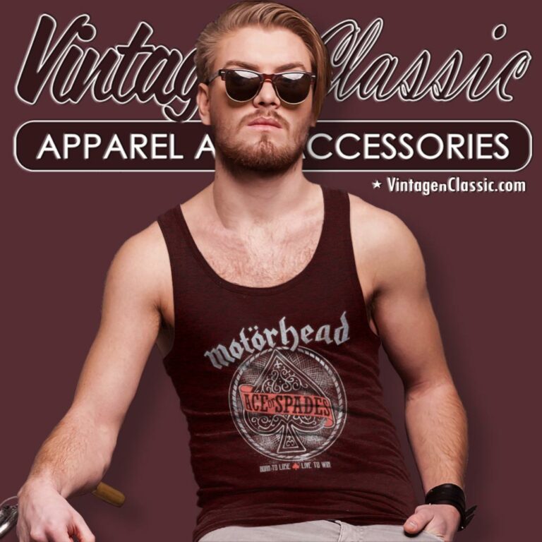 Motorhead Brandit Ace Of Spades Tank Top Racerback Motorhead Brandit Ace Of Spades Tank Top Racerback