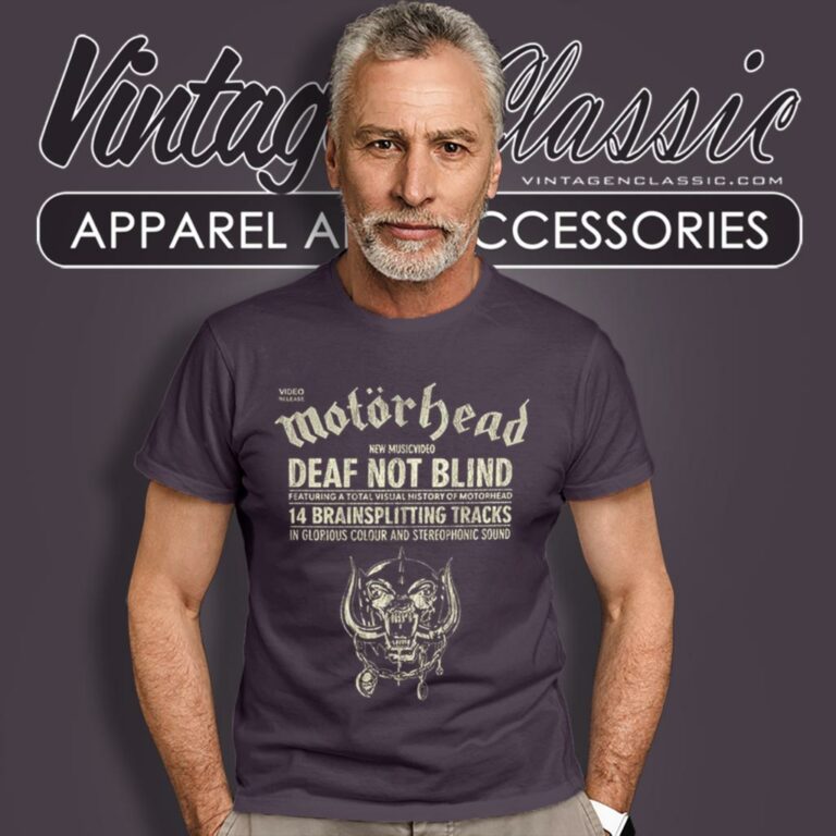 Motorhead Deaf Not Blind T Shirt Motorhead Deaf Not Blind T Shirt