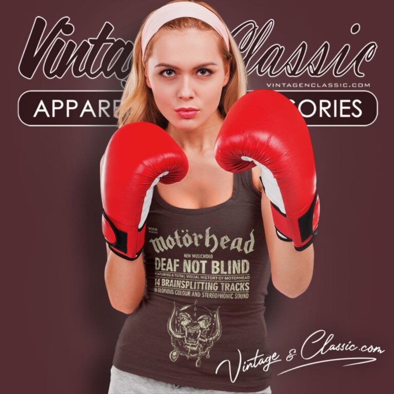 Motorhead Deaf Not Blind Tank Top Racerback Motorhead Deaf Not Blind Tank Top Racerback