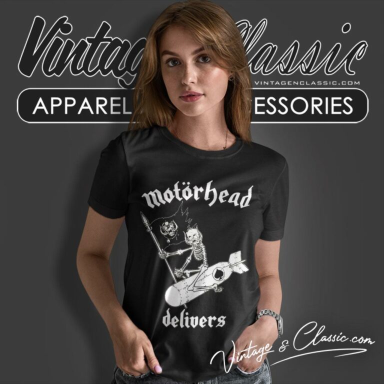Motorhead Delivers Tour Women T Shirt Motorhead Delivers Tour Women T Shirt