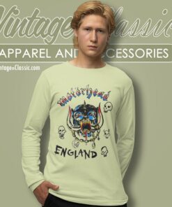 Motorhead England Album Long Sleeve Tee