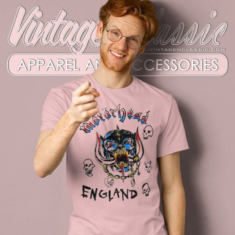 Motorhead England Album T Shirt Motorhead England Album T Shirt
