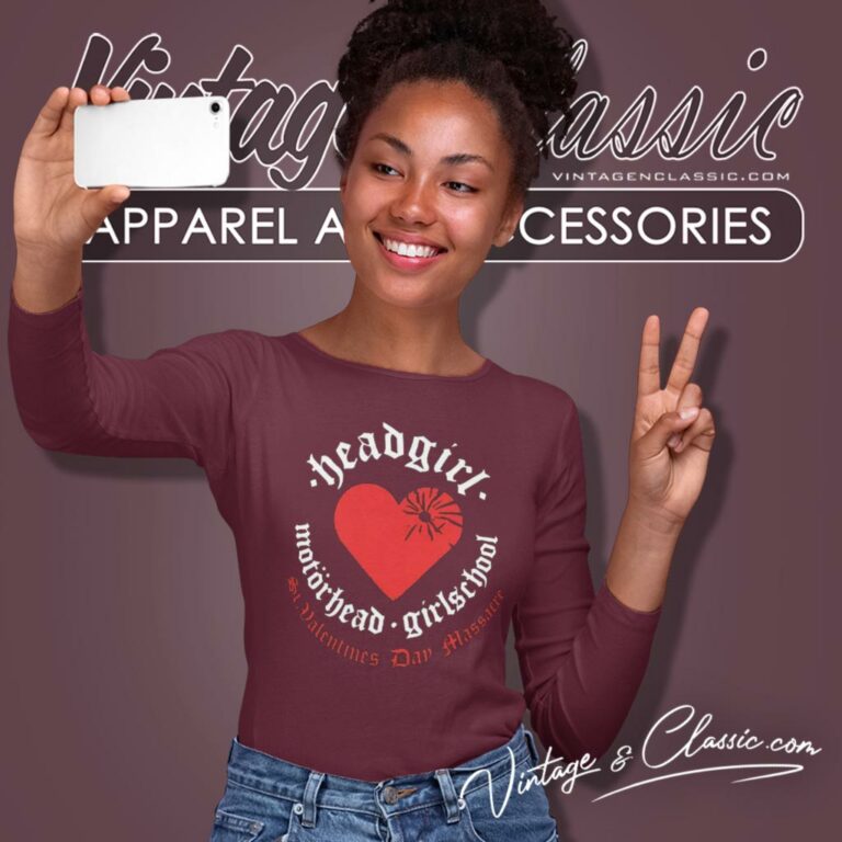 Motorhead Girlschool Long Sleeve Tee Motorhead Girlschool Long Sleeve Tee