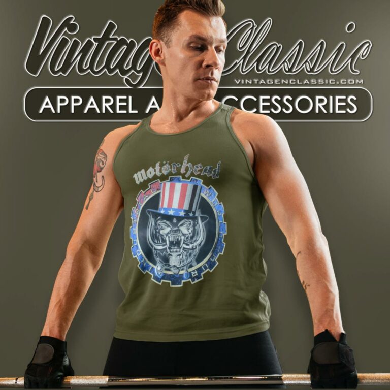 Motorhead Industrial World Tour Tank Top Racerback Motorhead Industrial World Tour Tank Top Racerback