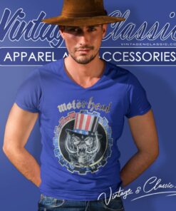 Motorhead Industrial World Tour V Neck TShirt
