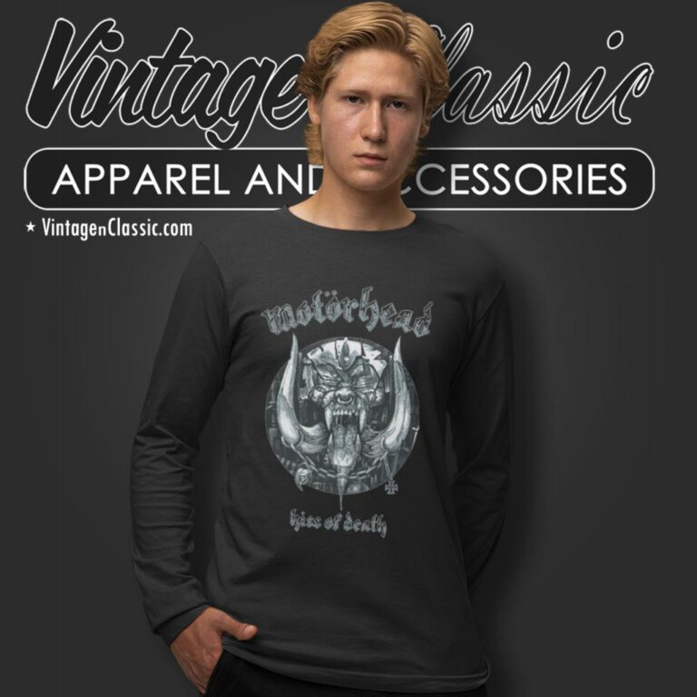 Motorhead Kiss Of Death Long Sleeve Tee Motorhead Kiss Of Death Long Sleeve Tee