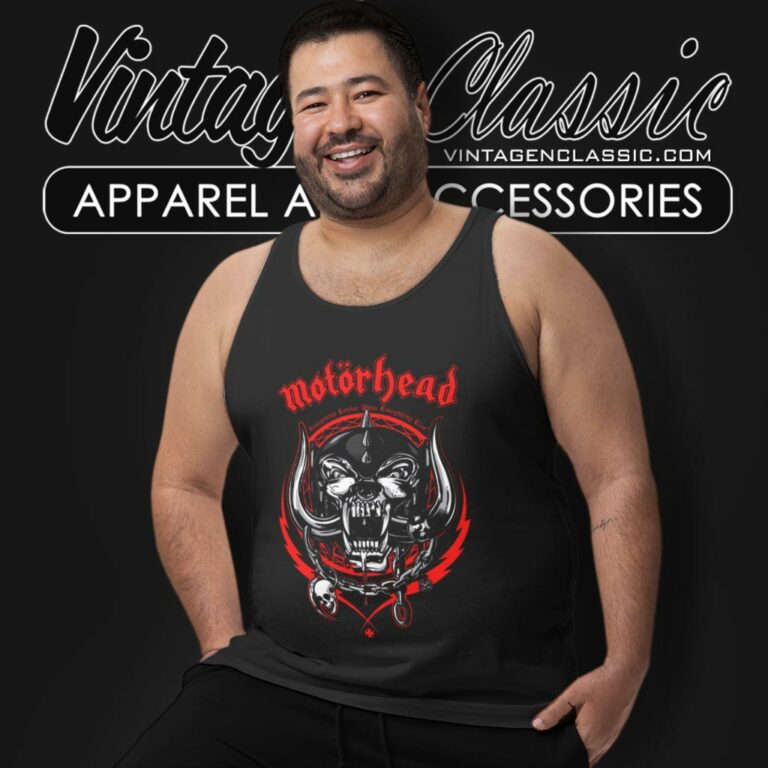 Motorhead Lightning Wreath Tank Top Racerback Motorhead Lightning Wreath Tank Top Racerback