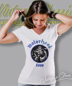 Motorhead Live In Concert Shirt 5 Motorhead Live In Concert V Neck TShirt