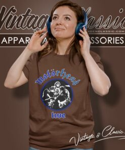 Motorhead Live In Concert Shirt 6 Motorhead Live In Concert Women T Shirt