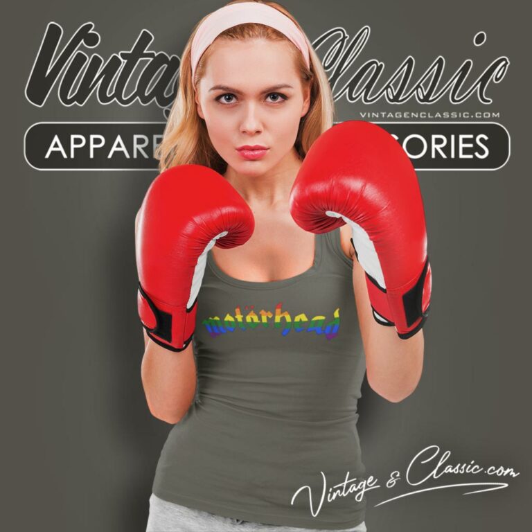 Motorhead Logo Pride Flag Tank Top Racerback Motorhead Logo Pride Flag Tank Top Racerback