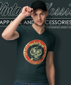 Motorhead No Remorse Album V Neck TShirt