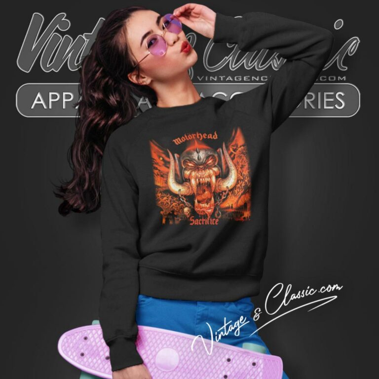 Motorhead Sacrifice 1995 Tour Sweatshirt Motorhead Sacrifice 1995 Tour Sweatshirt
